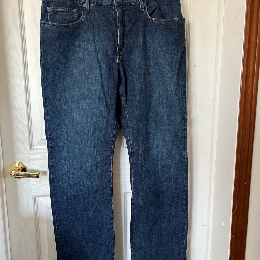 Men’s Eddie Bauer H2 Low Flannel-Lined Jeans 36x34